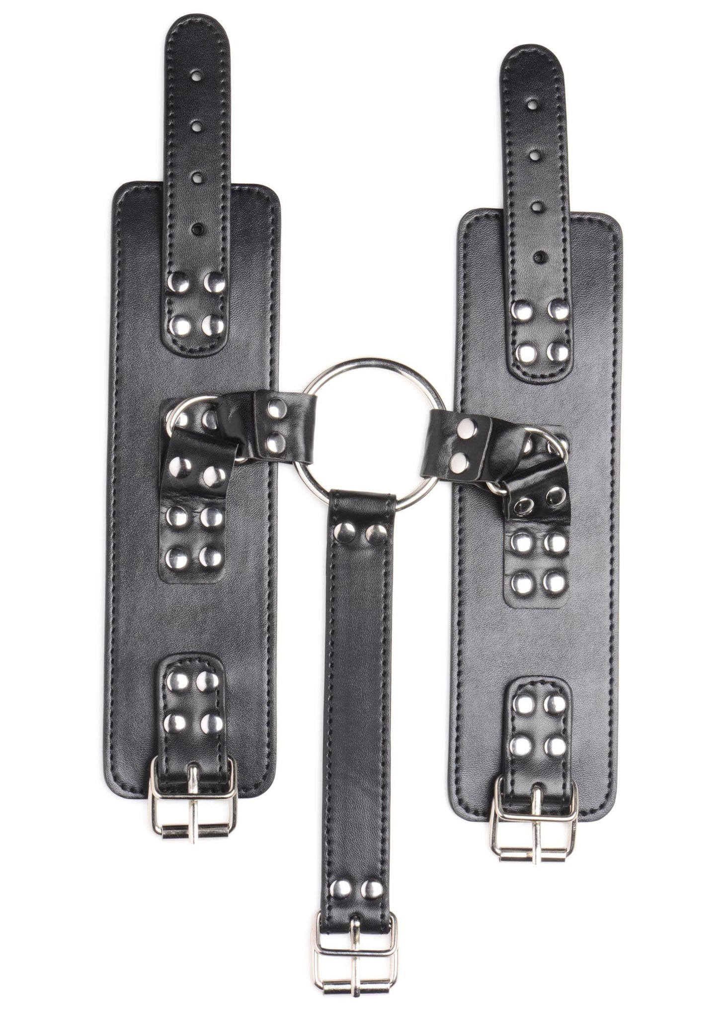 Strict - Collar with Cuffs Restraint Set - Black