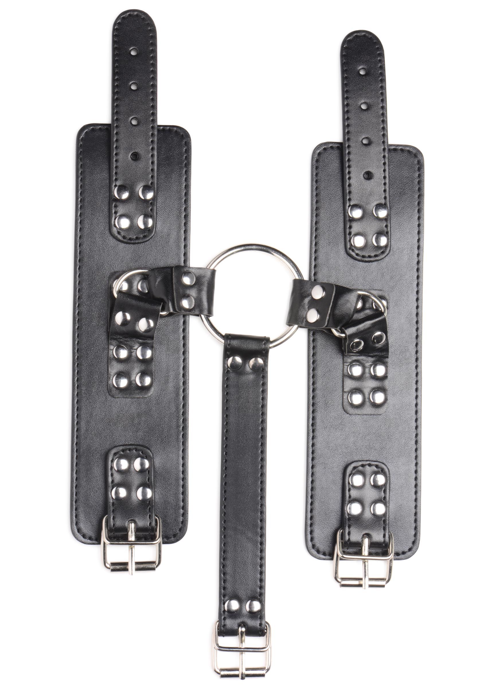 Strict - Collar with Cuffs Restraint Set - Black