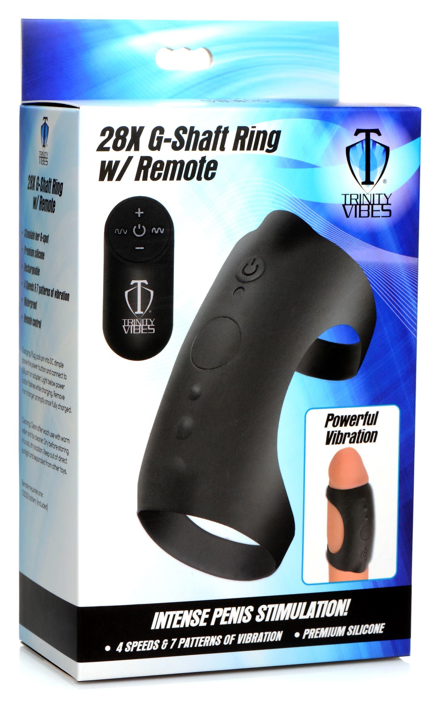 G-Shaft Vibrating Cock Ring with Remote Control