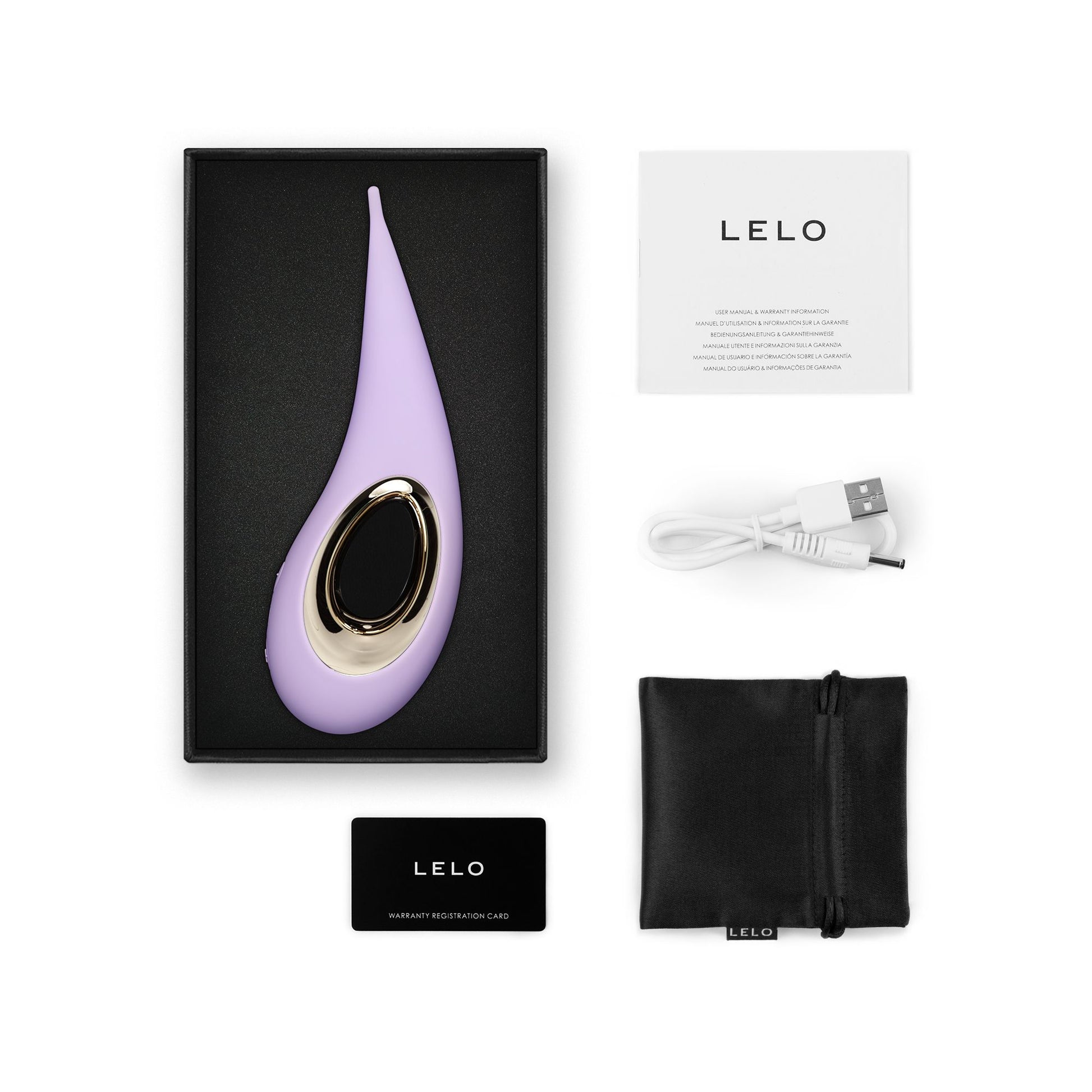 LELO - Dot External Clitoral Pinpoint Vibrator - Lilac