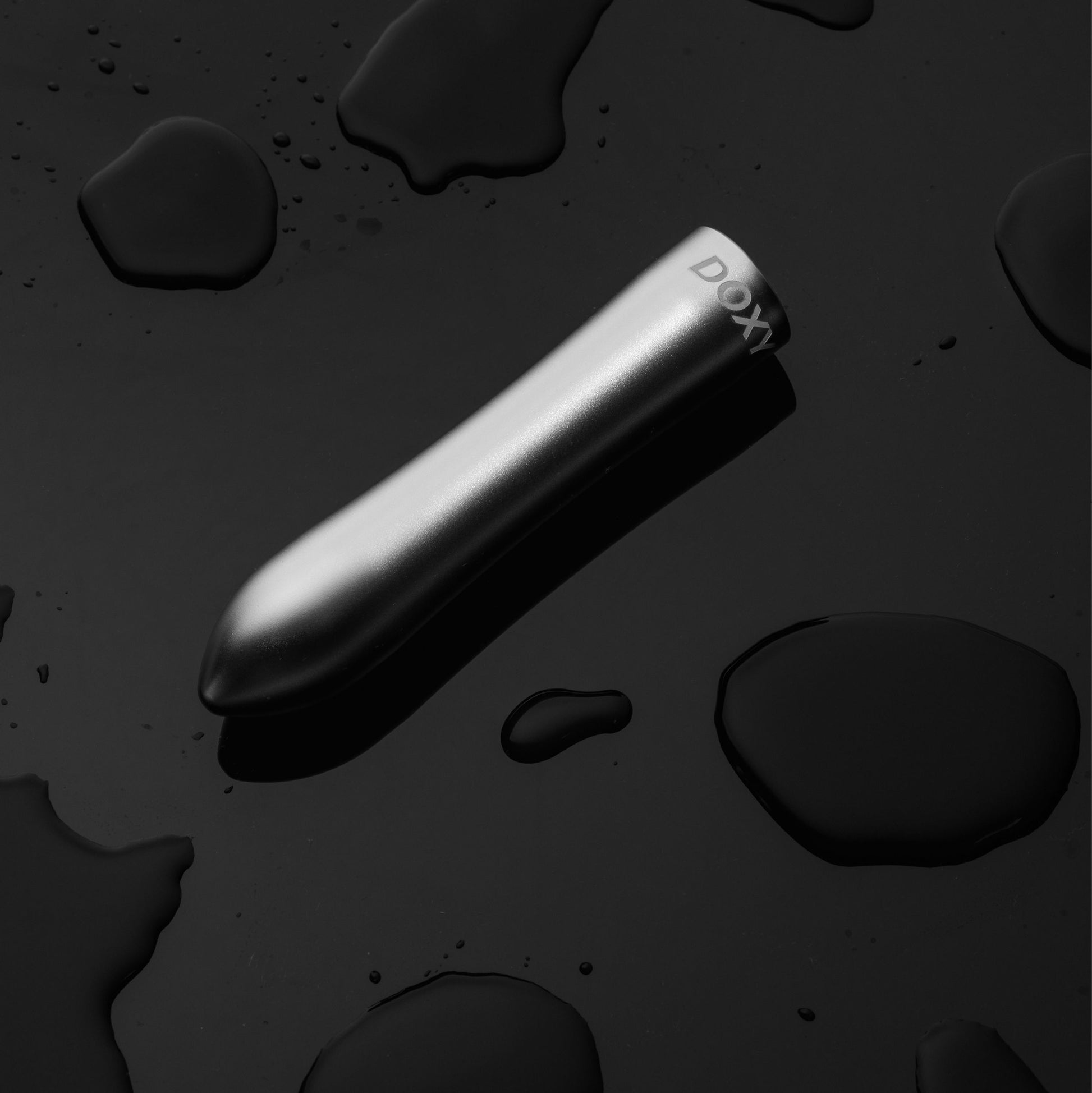 Doxy Aluminum Bullet Vibrator - Silver