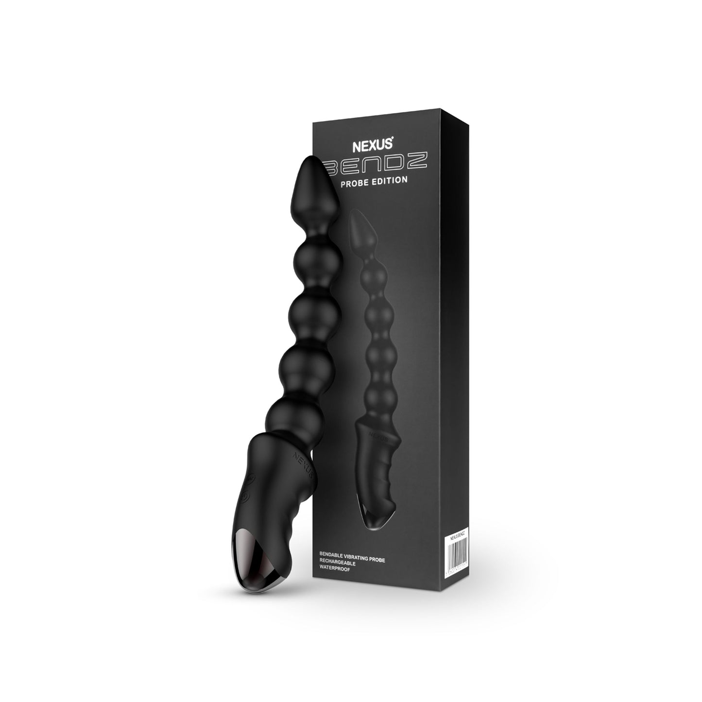 Nexus - Bendz Vibrator Anal Chain - Black