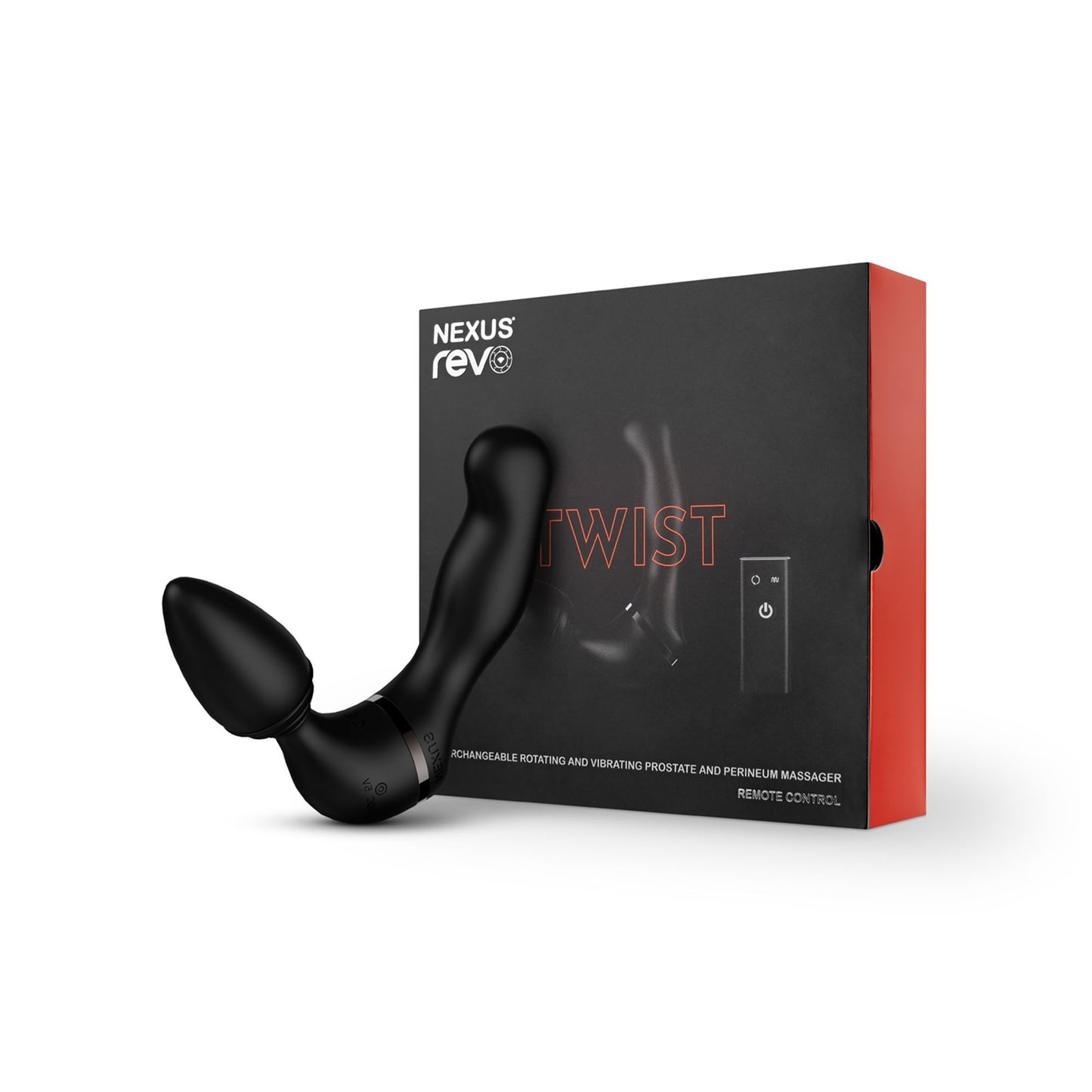 Nexus - Revo Twist Double Anal & Prostate Massager - Black