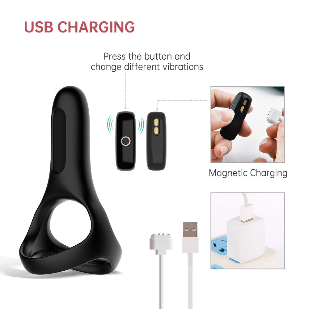 Magic Motion - Rise Smart Vibrating Cock ring - Black