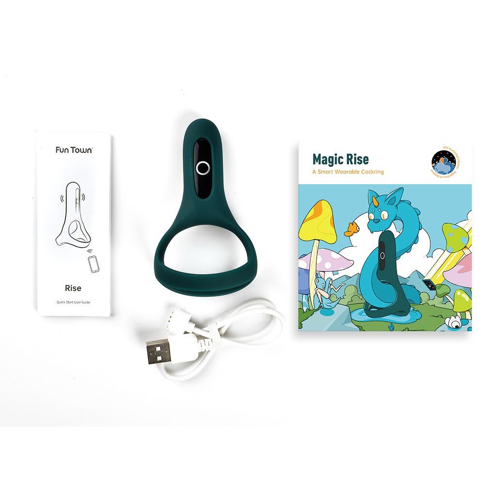 Magic Motion - Rise Smart Vibrating Cock ring - Green