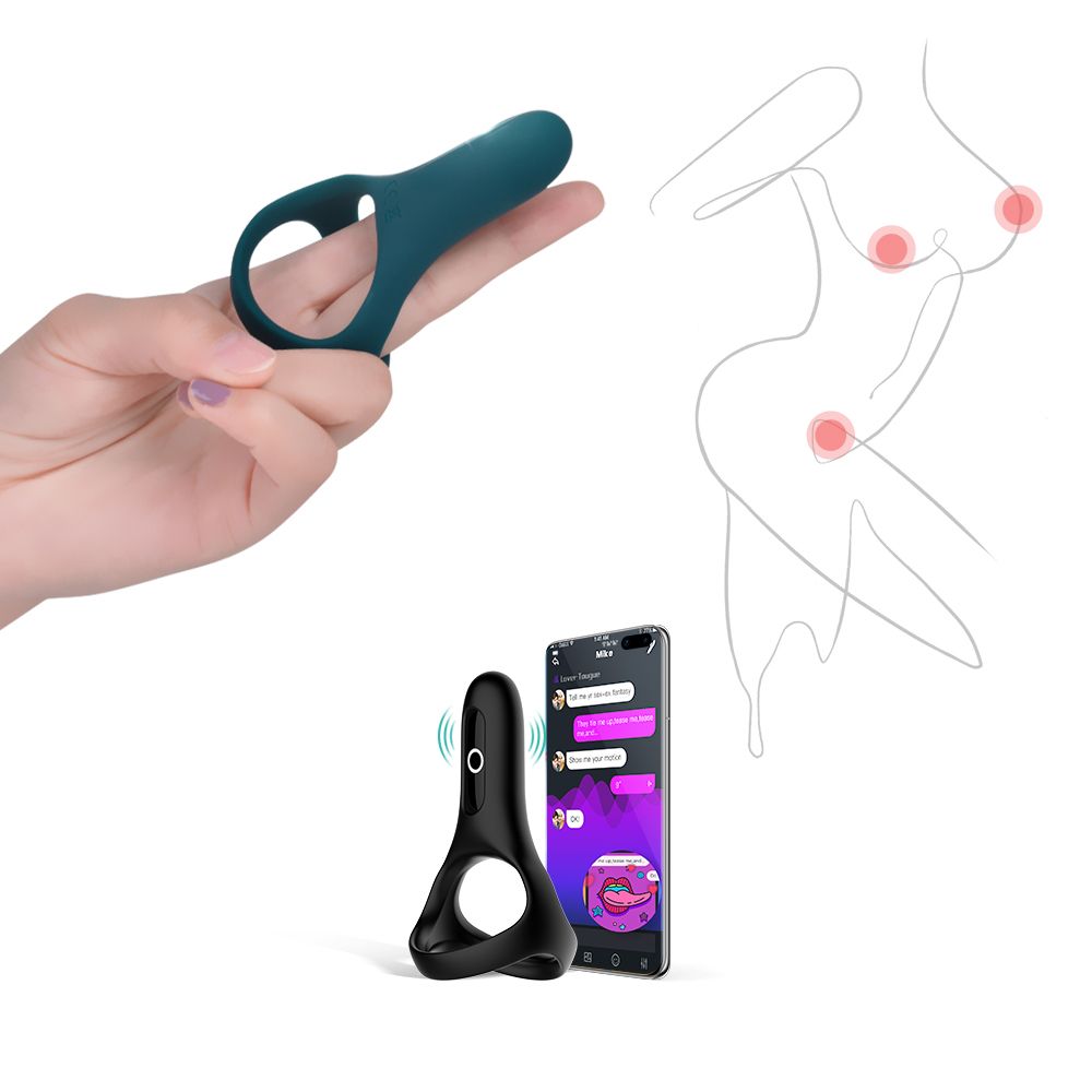 Magic Motion - Rise Smart Vibrating Cock ring - Green
