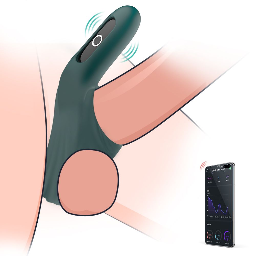 Magic Motion - Rise Smart Vibrating Cock ring - Green