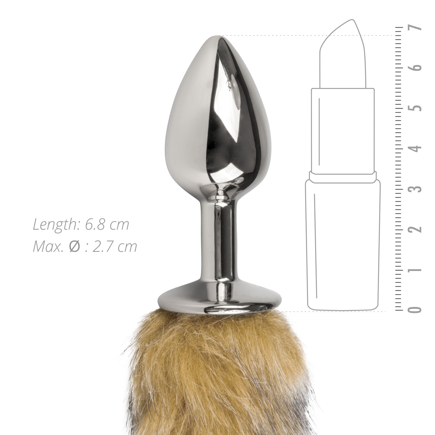 Easytoys Fetish - Butt Plug – Brown Fox Tail