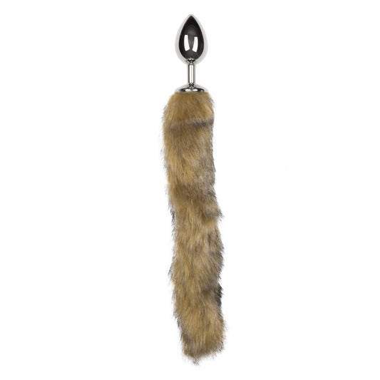 Easytoys Fetish - Fox Tail Plug No. 3 - Silver
