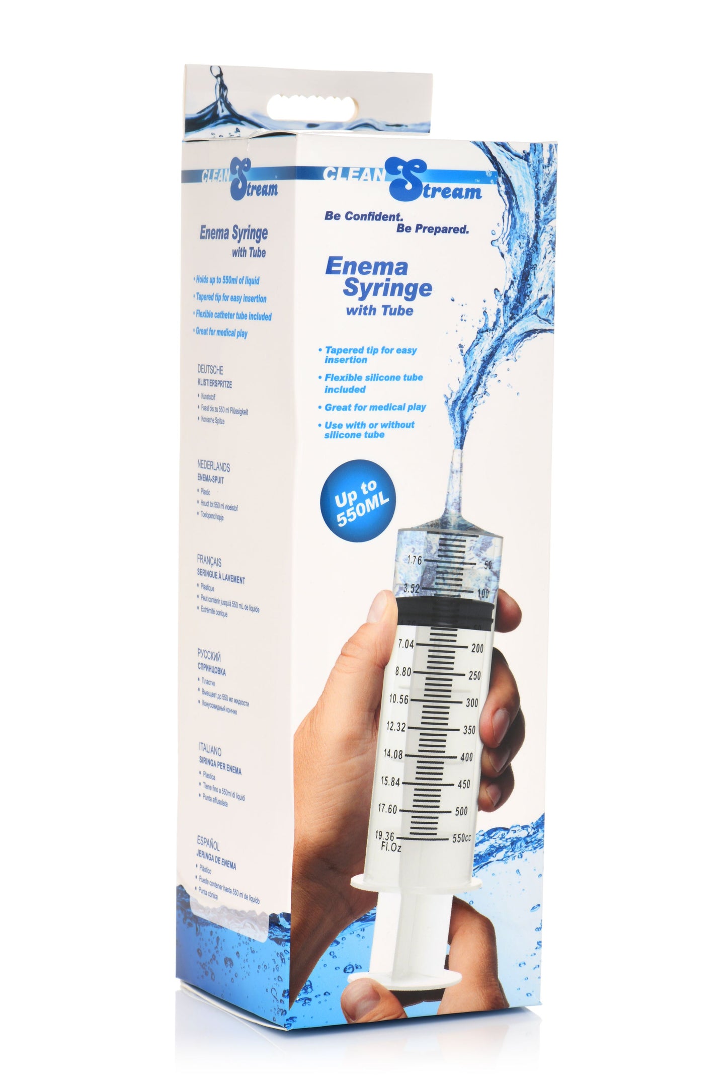 CleanStream - Syringe W/ Tube - 550ml