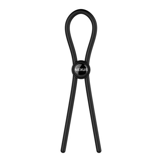 Nexus Forge Adjustable Penis Ring Black silicone