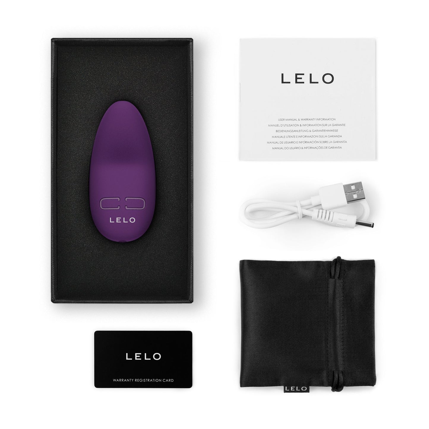 LELO- Lily 3 Personal Massager - Dark Plum