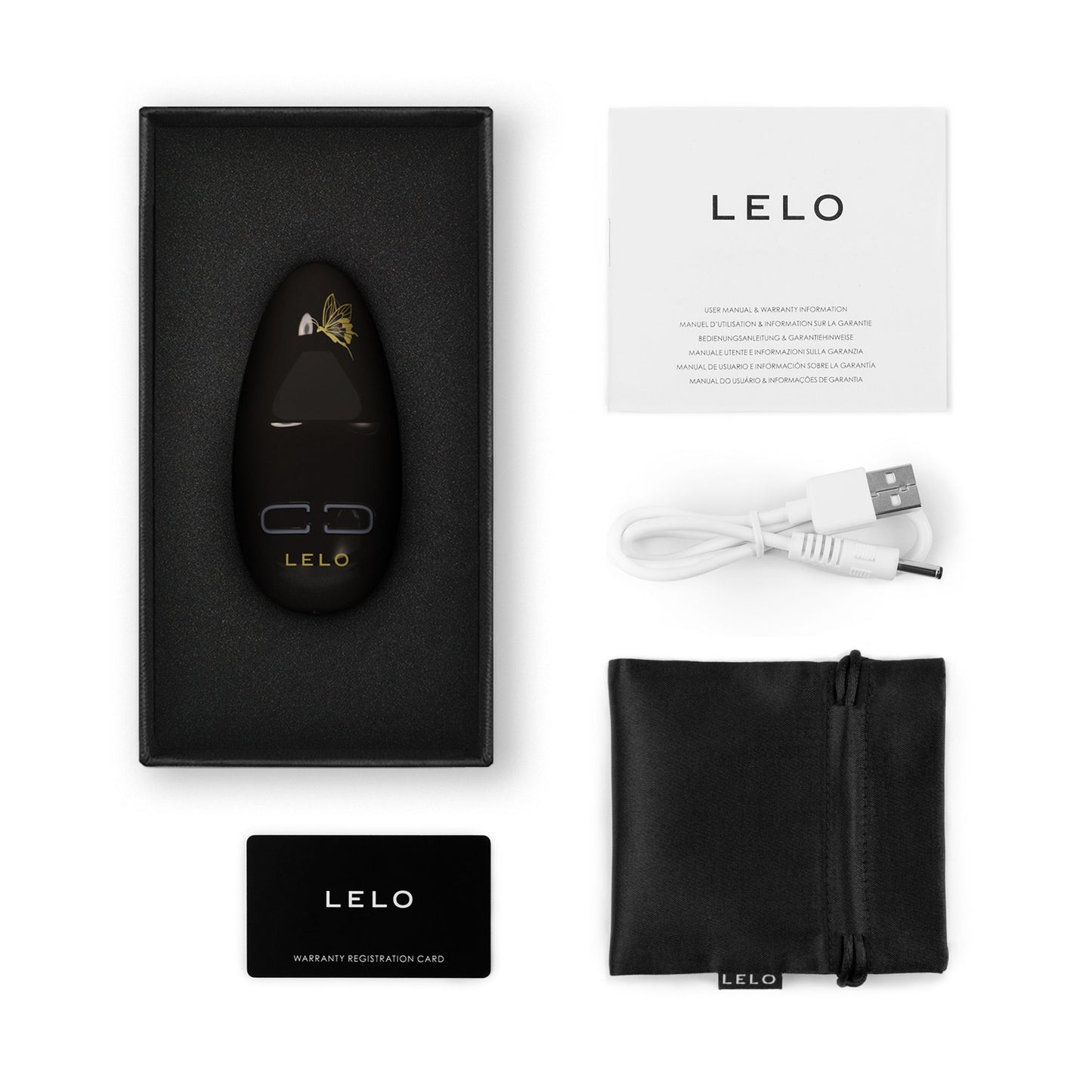 LELO- Nea 3 Personal Massager - Pitch Black