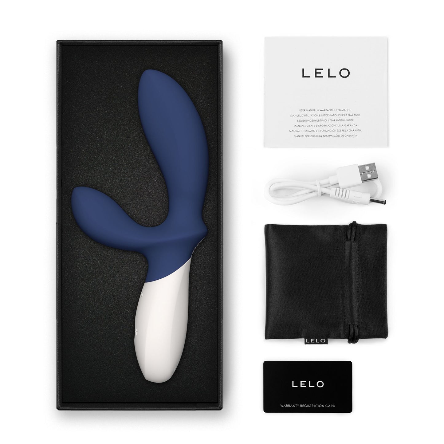 LELO - Loki Wave 2 Prostate Vibrator - Base Blue