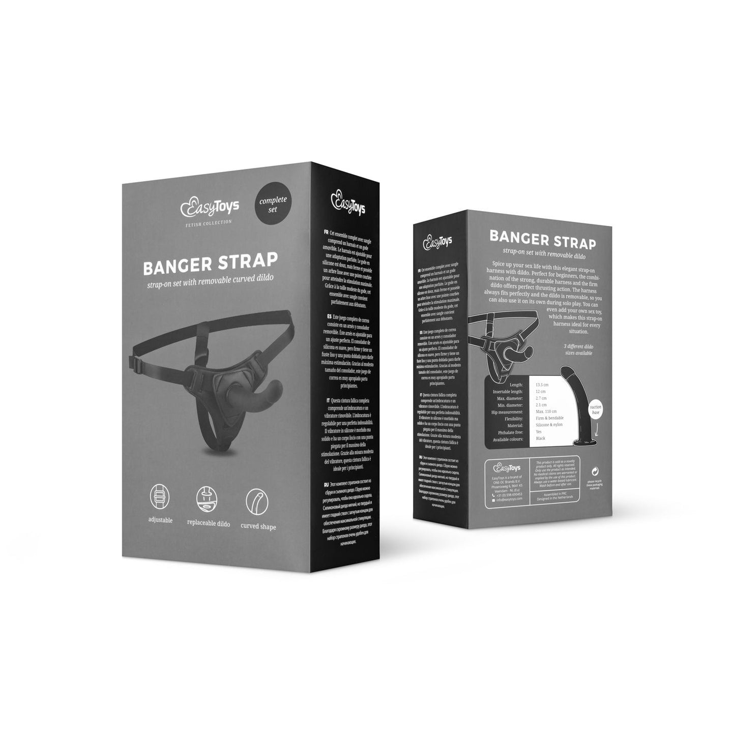 Easytoys Fetish - Silicone Strap-On - Smooth