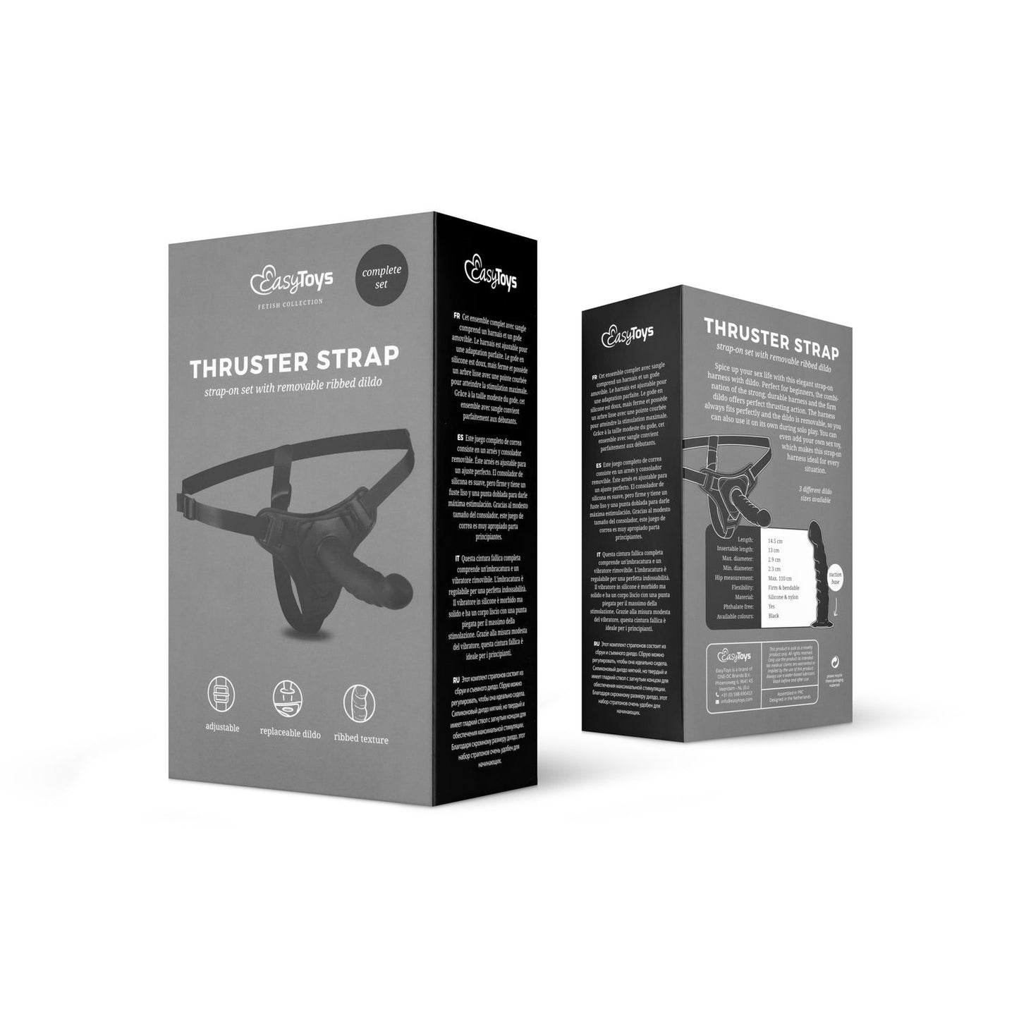 Easytoys Fetish - Silicone Strap-On - Bended