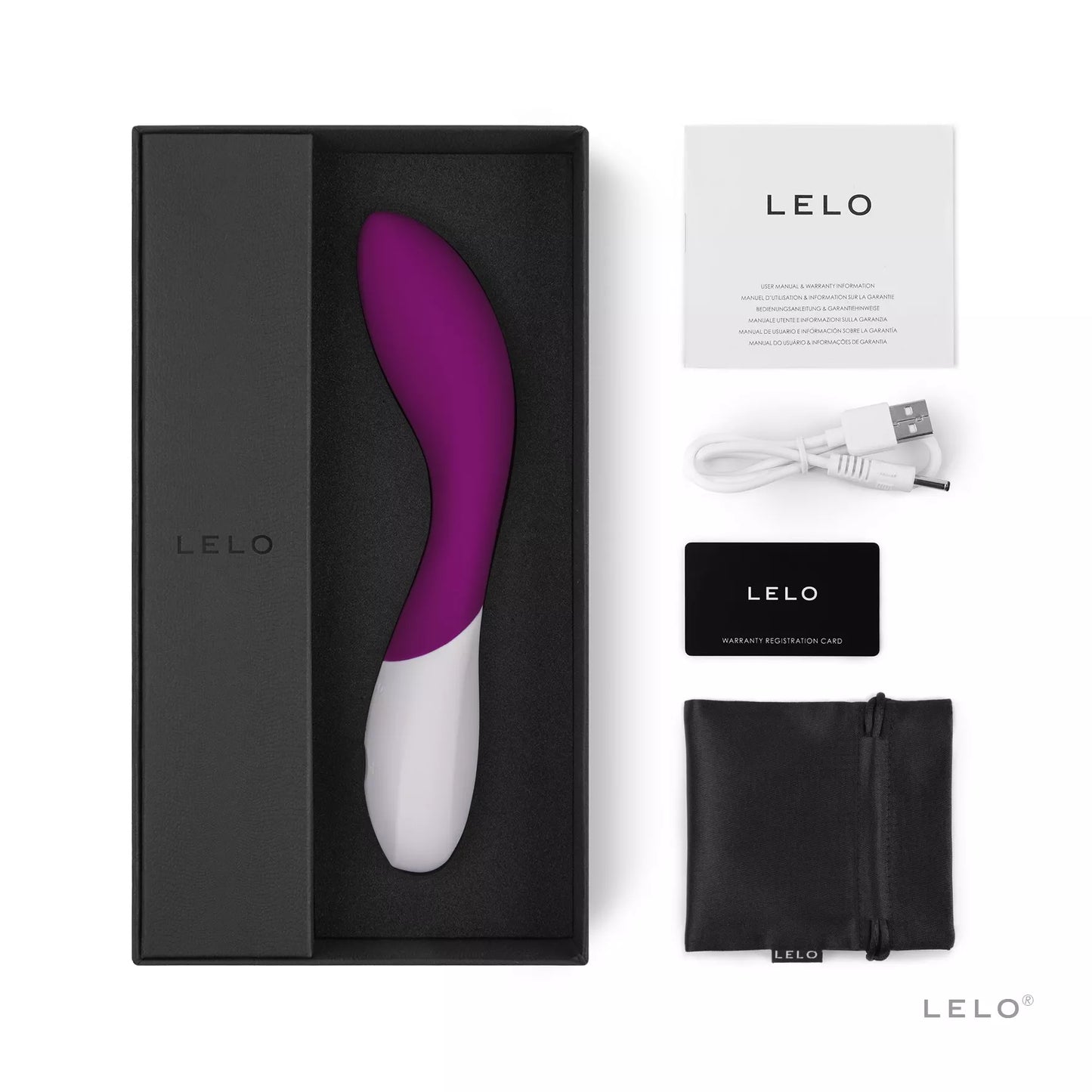 Lelo Mona Wave Vibrator Deep Rose