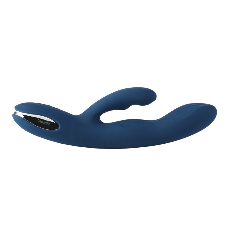 Svakom - Aylin Powerful Pulsating Dual-Headed Vibrator - Dark Blue