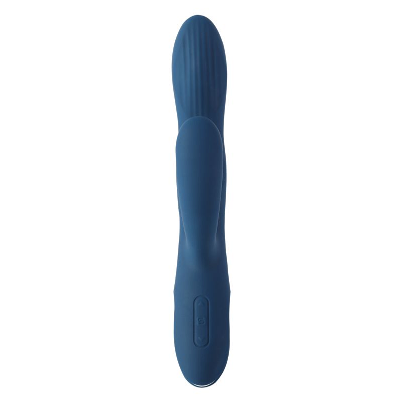 Svakom - Aylin Powerful Pulsating Dual-Headed Vibrator - Dark Blue