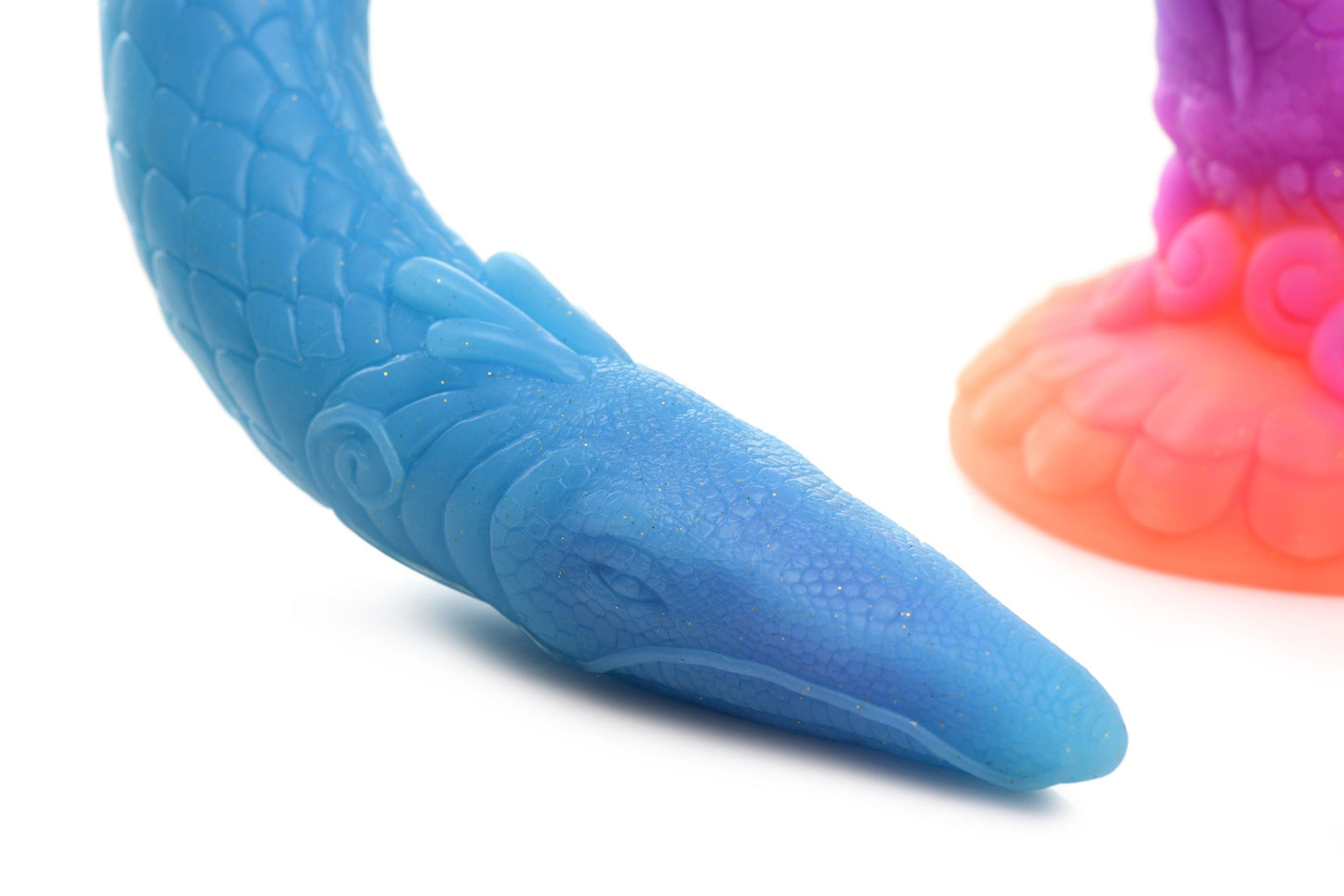 Glow-in-the-dark Silicone Dragon Anal Dildo