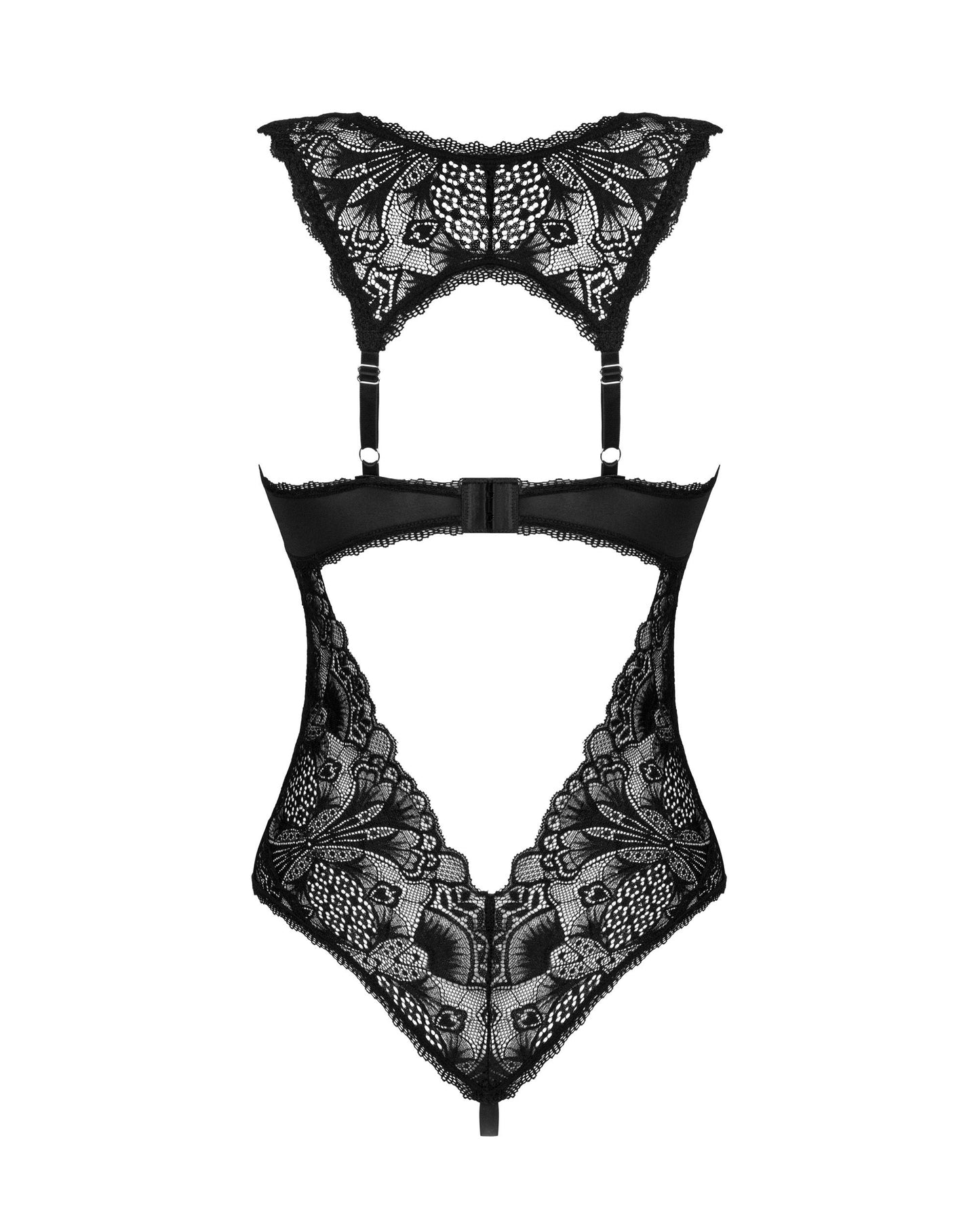 Obsessive - Donna Dream Body with Open Crotch - Black