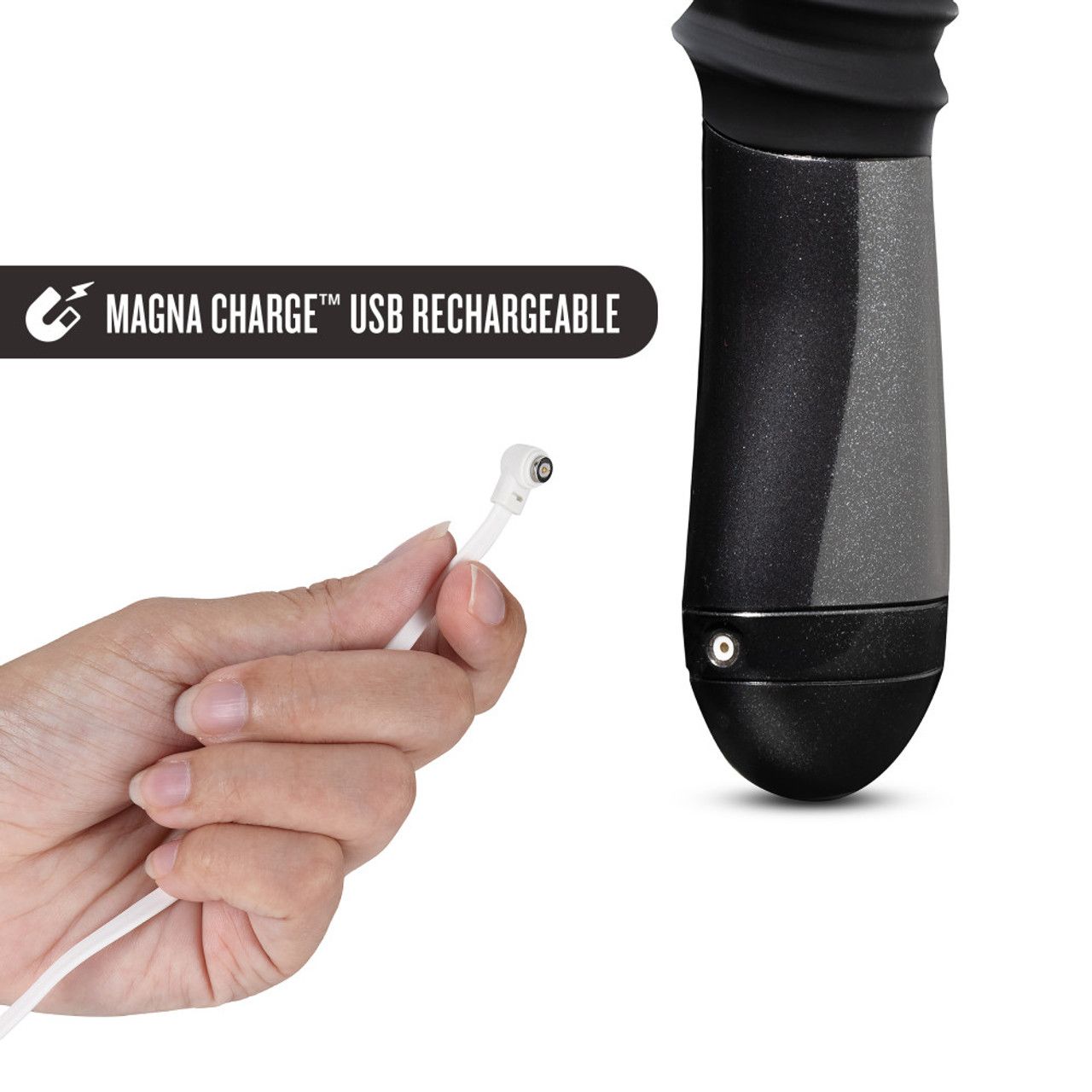 Temptasia - Lazarus Thrusting Dildo - Black