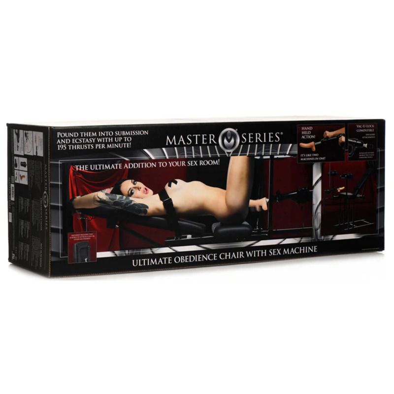 Obedience Chair with Sex Machine