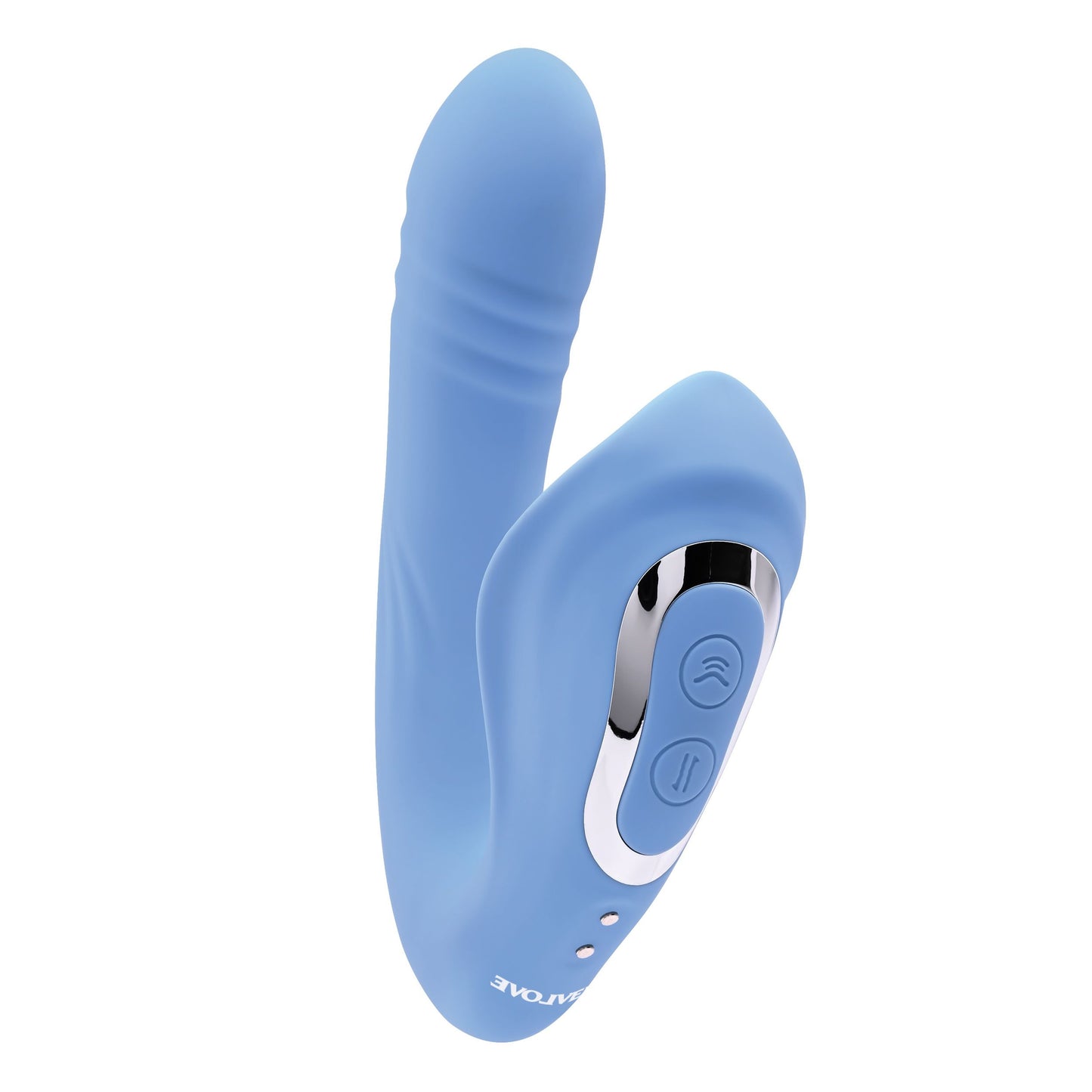 Evolved - Tap and Trust Vibrator - Light Blue