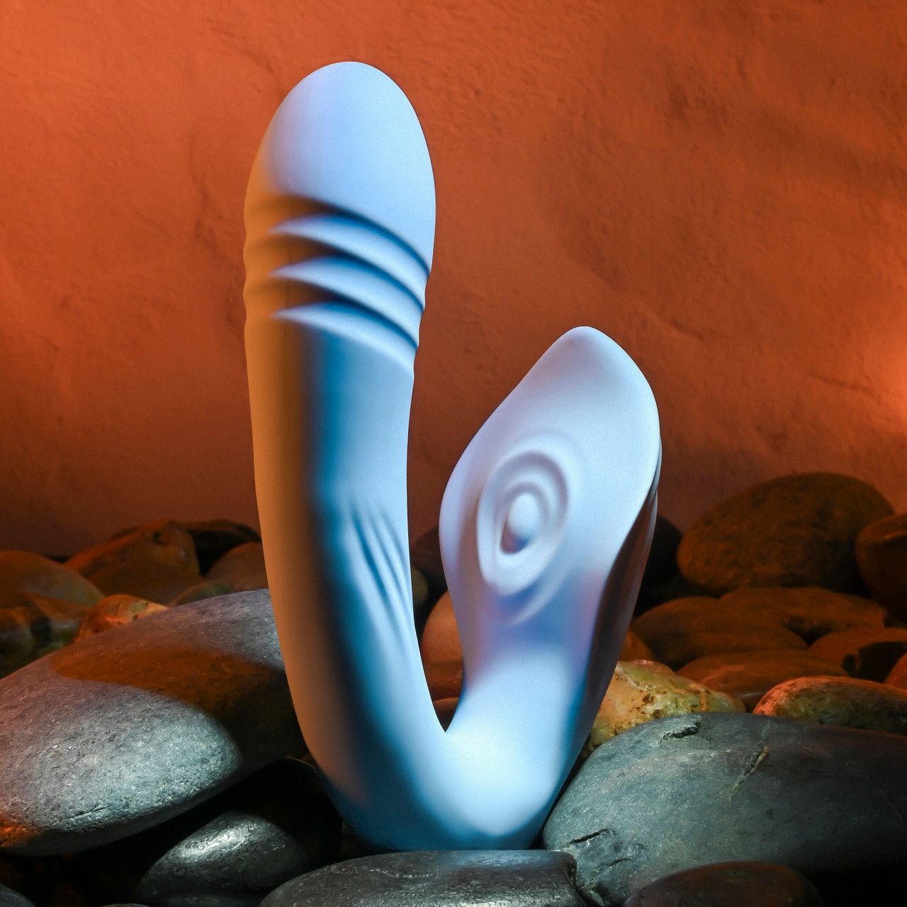 Evolved - Tap and Trust Vibrator - Light Blue