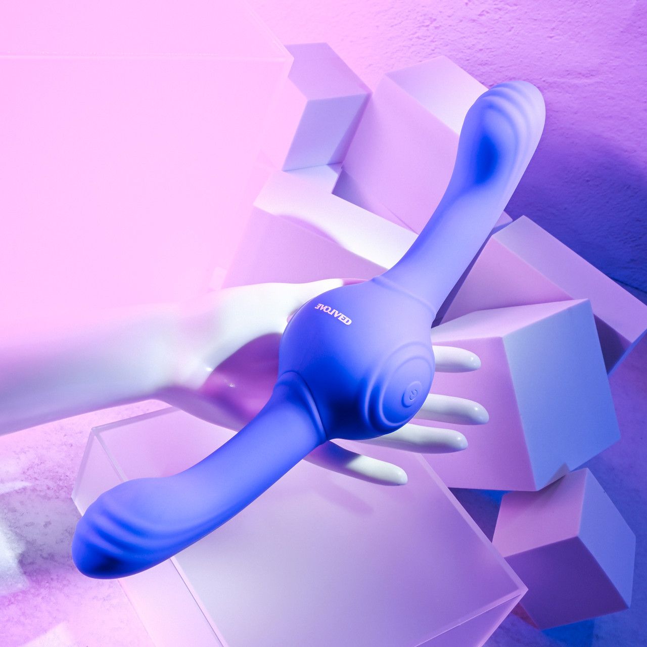 Evolved - Our Gyro Vibe Dual End Vibrator - Purple