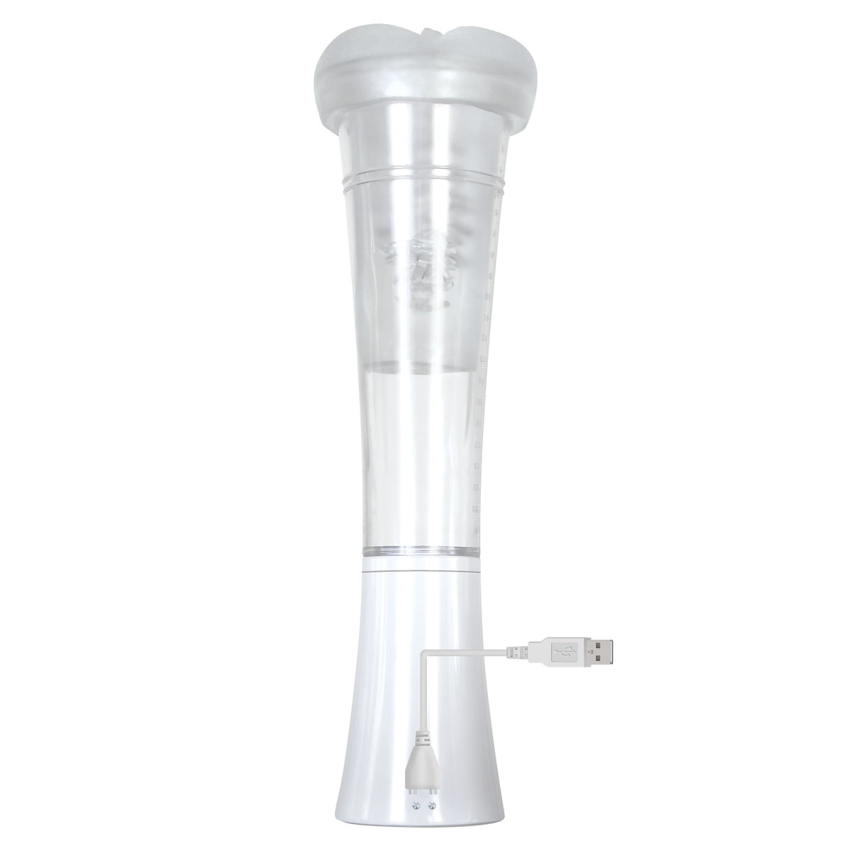 Evolved - Sucking Good Vibrating Masturbator - Transparent