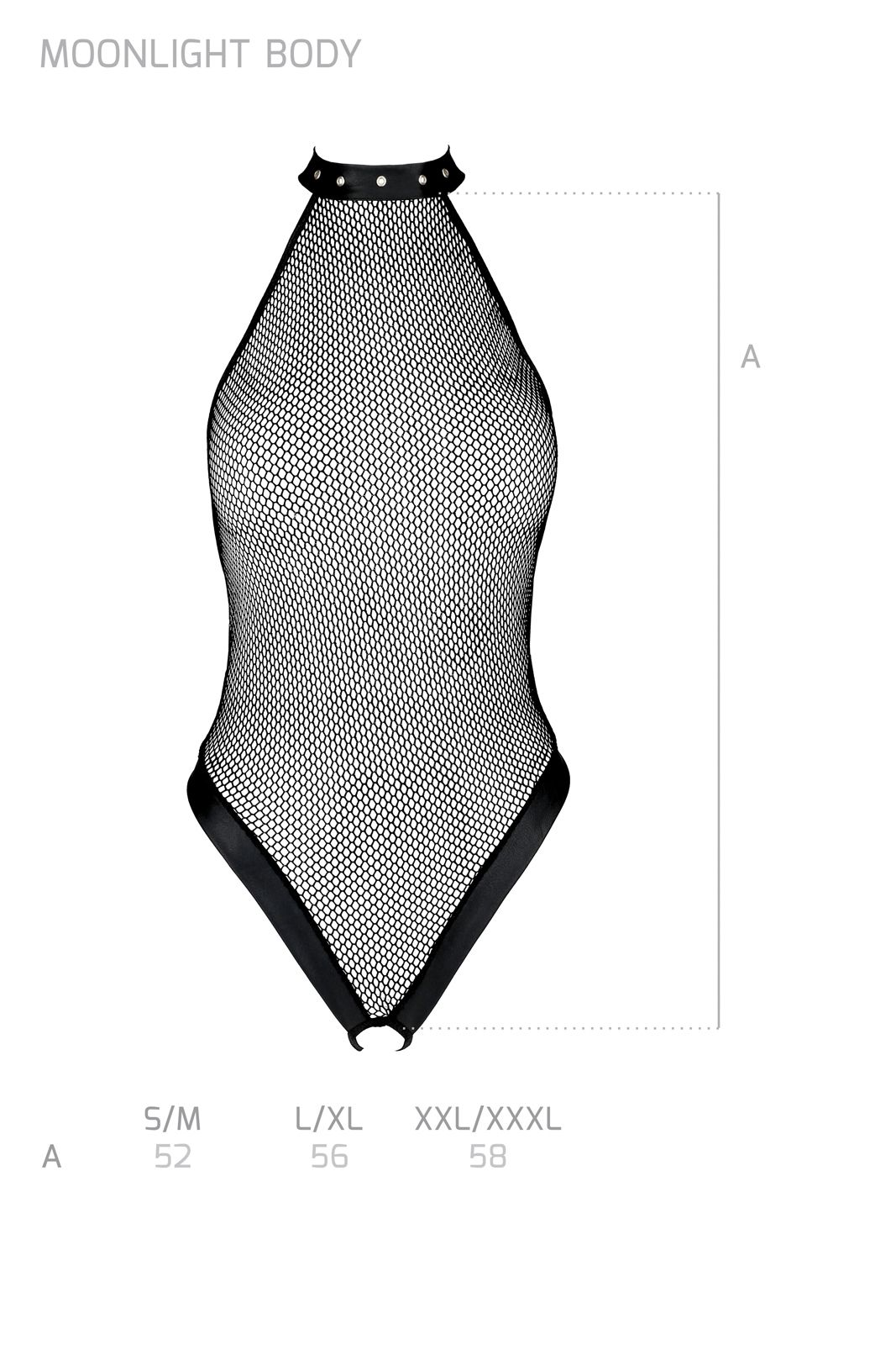 Body Moonlight with open crotch - Black