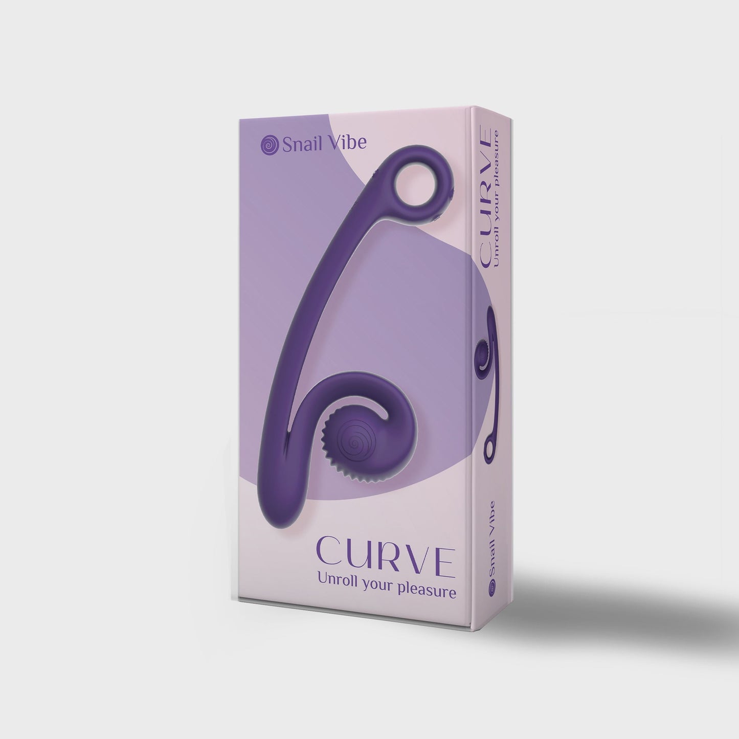 Snail Vibe Curve Duo Vibrator Purple