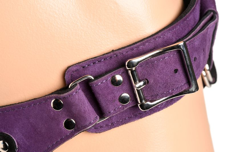 Deluxe Leather Strap-On Corset | XR Brands
