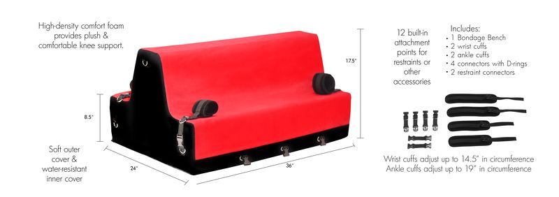 Love Bench - Red