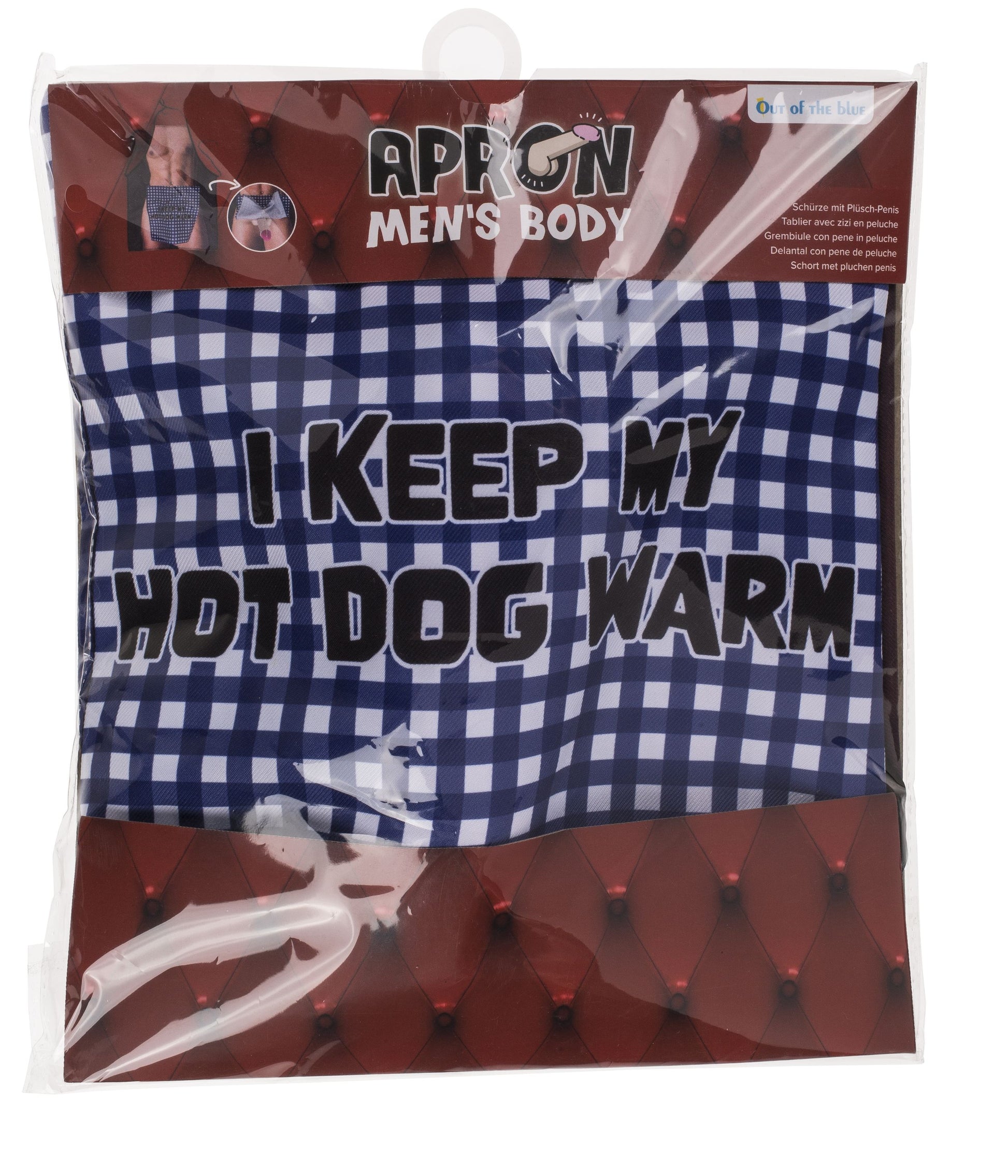Kitchen apron - Male body with surprise penis