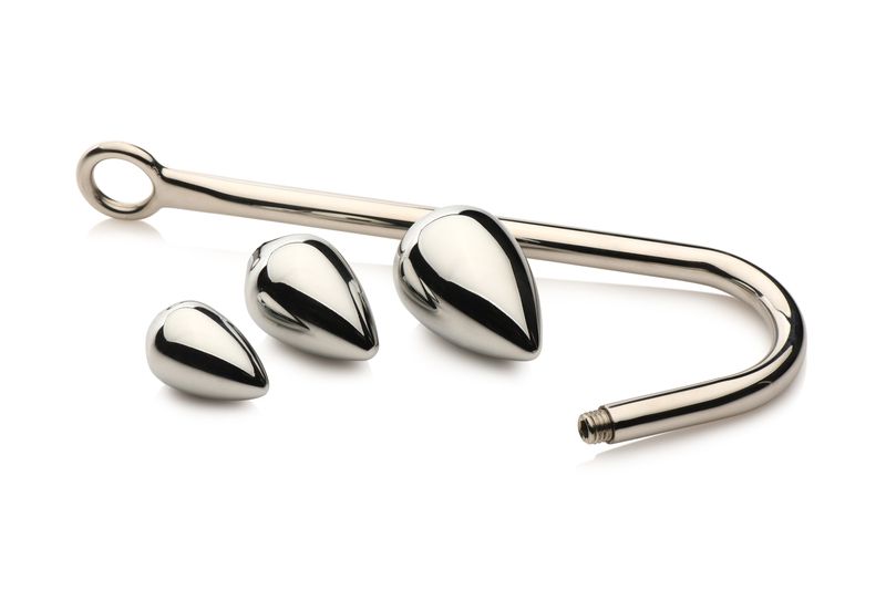 Master Series - Anal Hook Trainer Set - Silver