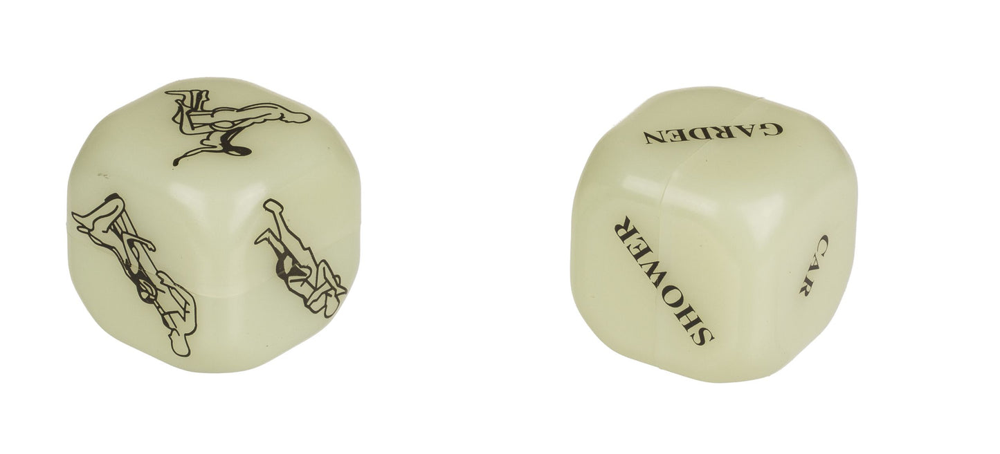 Love Dice Kamasutra Glow in the Dark Set - English version
