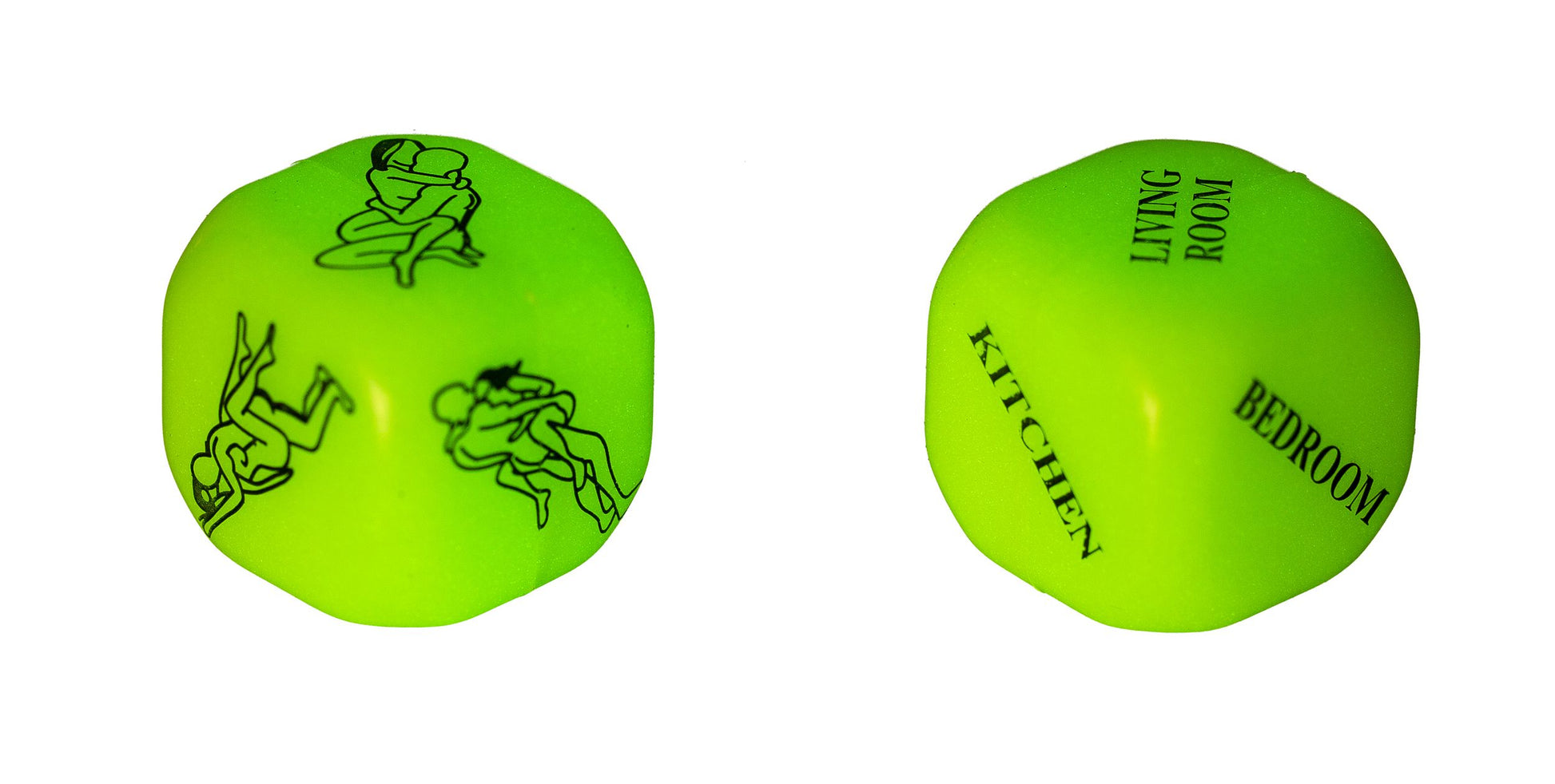 Love Dice Kamasutra Glow in the Dark Set - English version