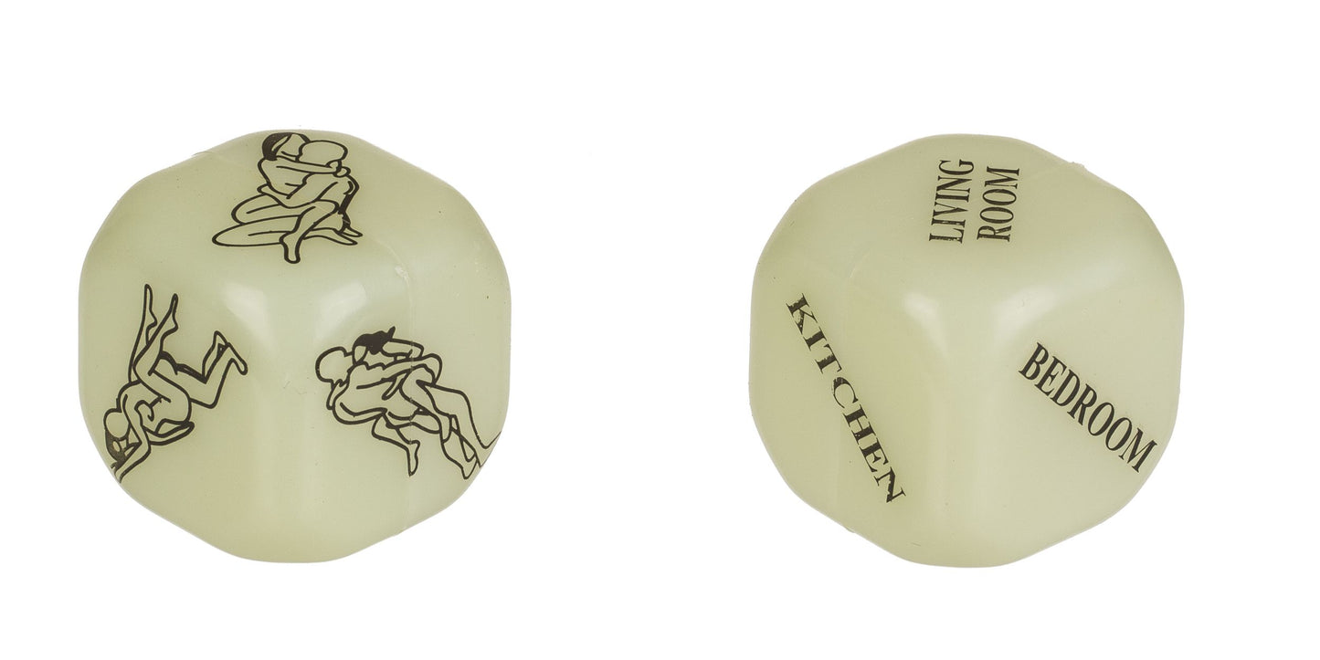 Love Dice Kamasutra Glow in the Dark Set - English version
