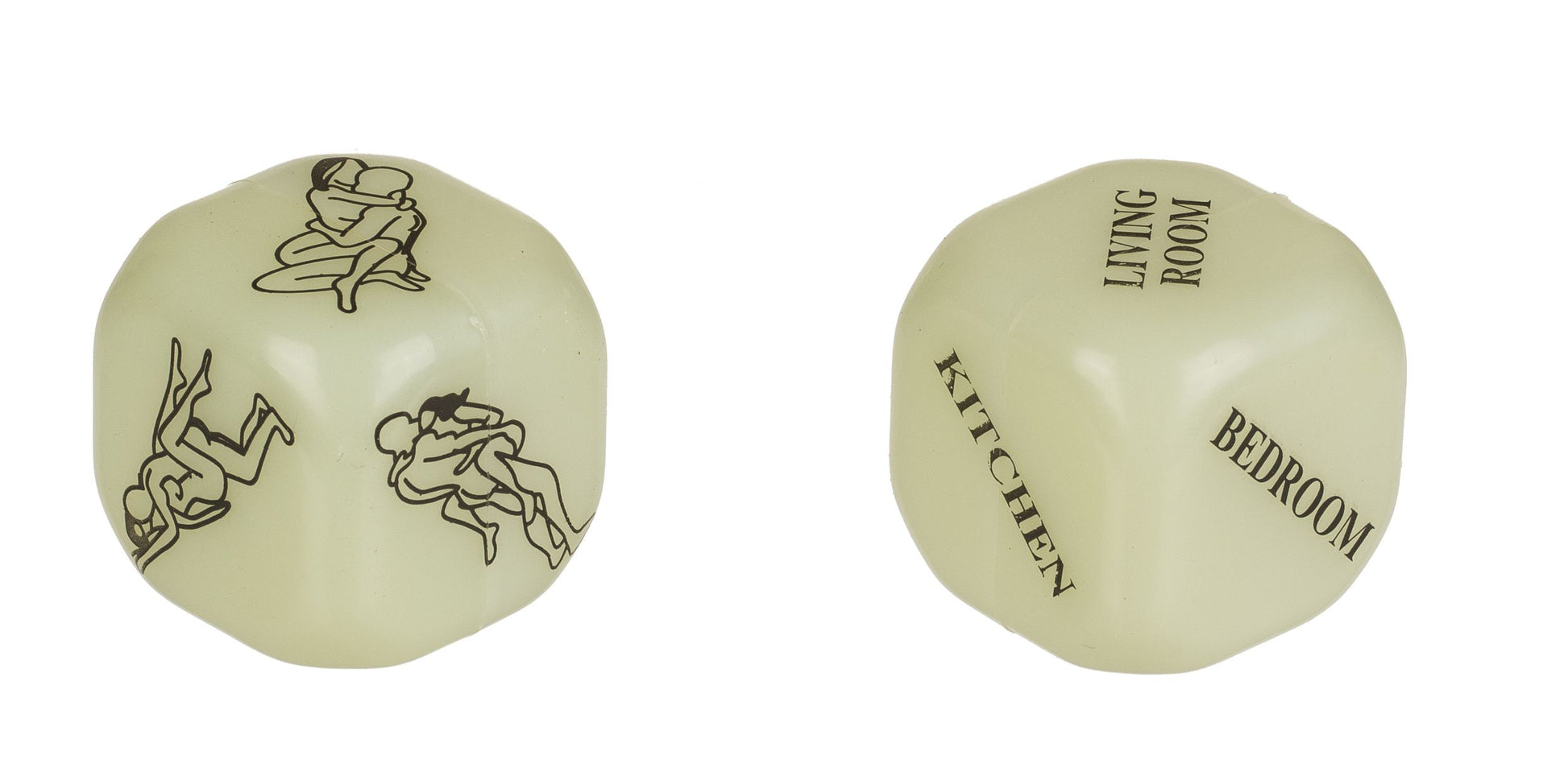 Love Dice Kamasutra Glow in the Dark Set - English version