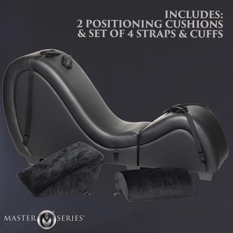 Kinky Sex Lounge with Cushions - Black