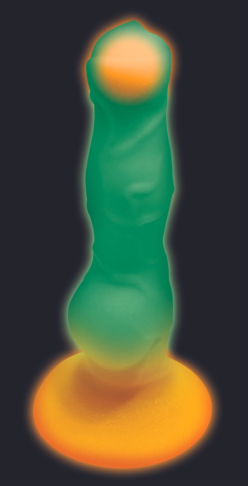 Creature Cocks - Glow-in-the-dark Silicone Alien Dildo