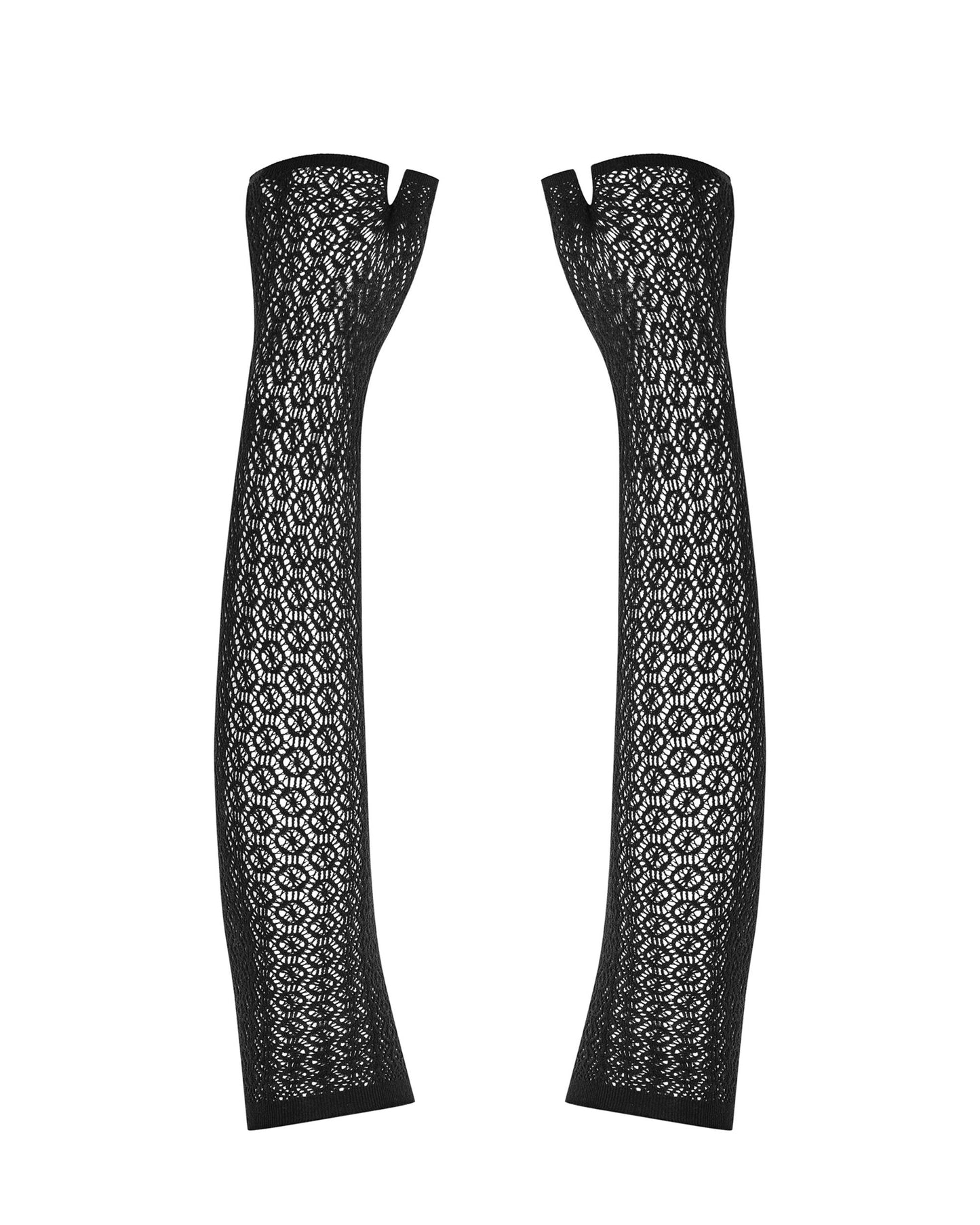 Obsessive - A772 Lace Gloves - Black