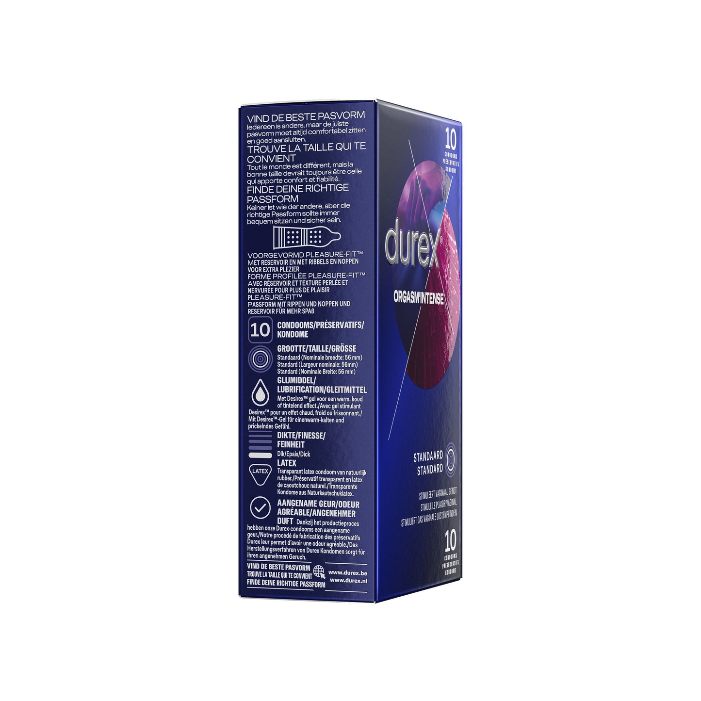Durex Condoms Orgasm Intense - 10 pcs