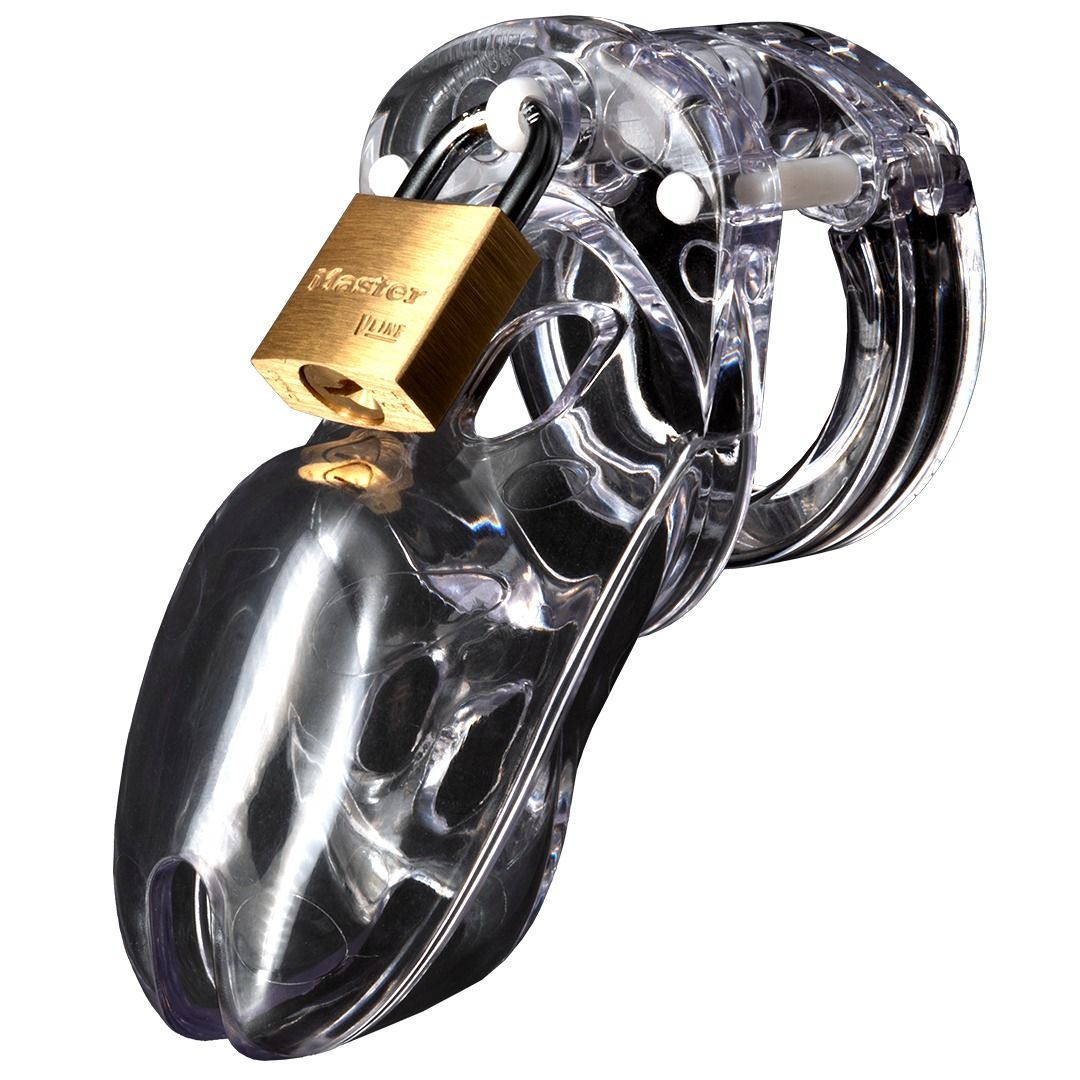 CB-3000 Chastity Cage - Transparent - 37 mm