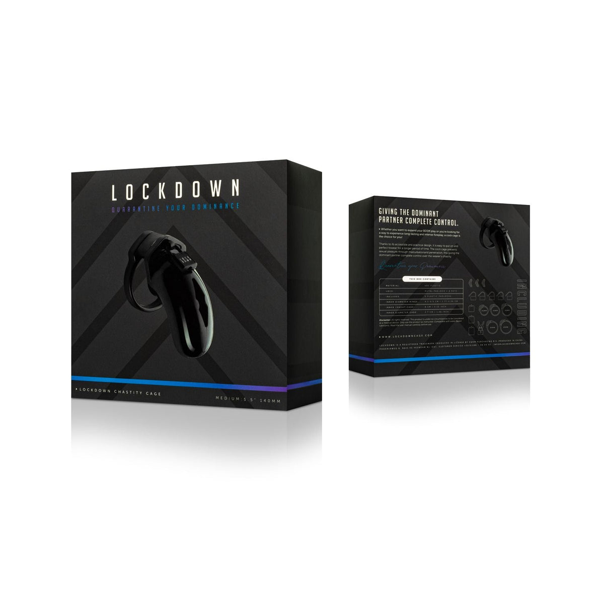 Chastity Cage | Lockdown — Black