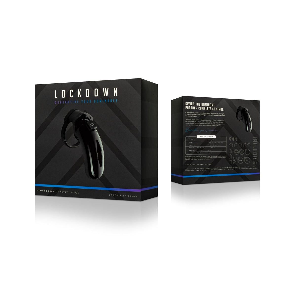 Chastity Cage | Lockdown — Black