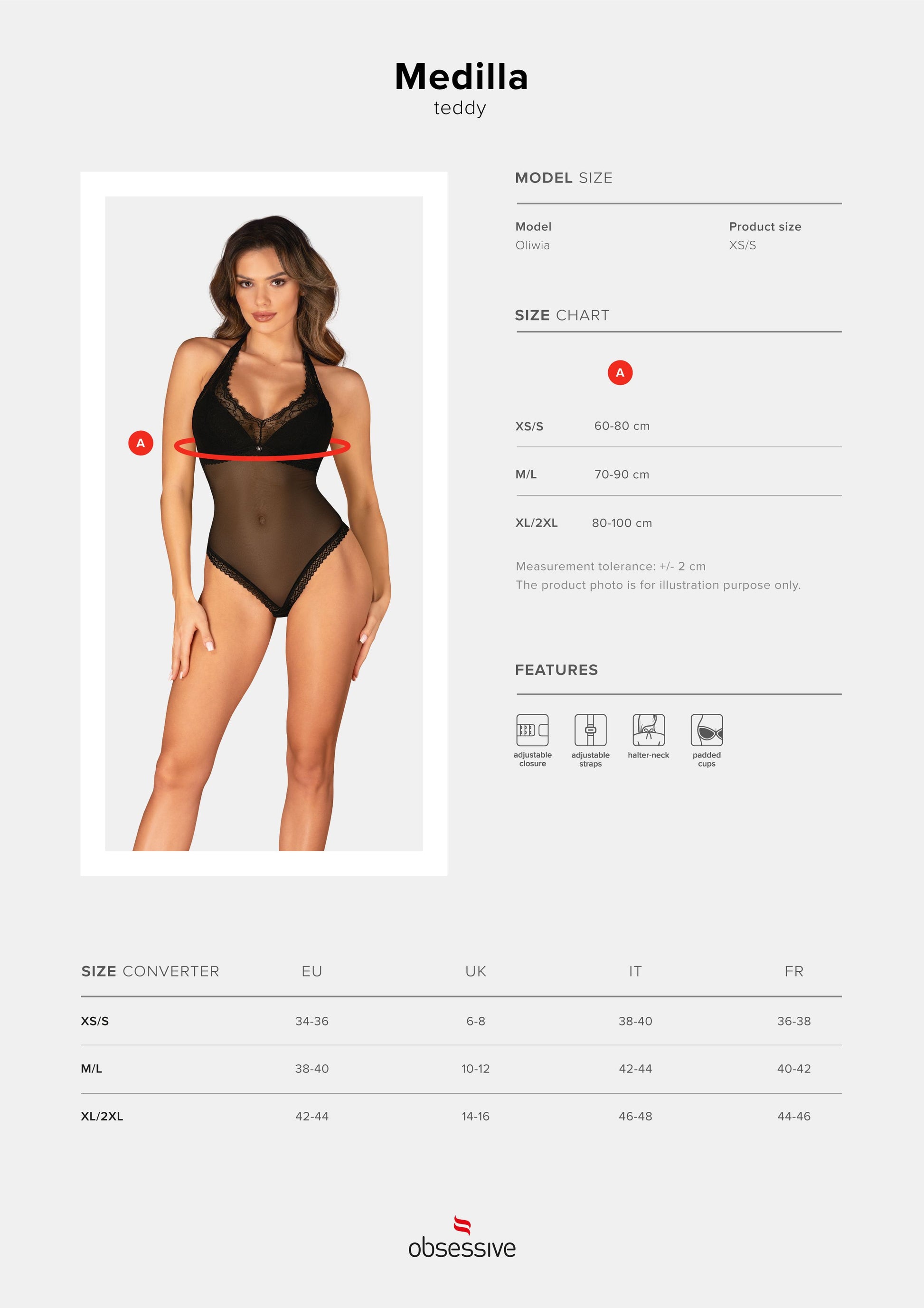 Obsessive - Medilla Teddy - Black