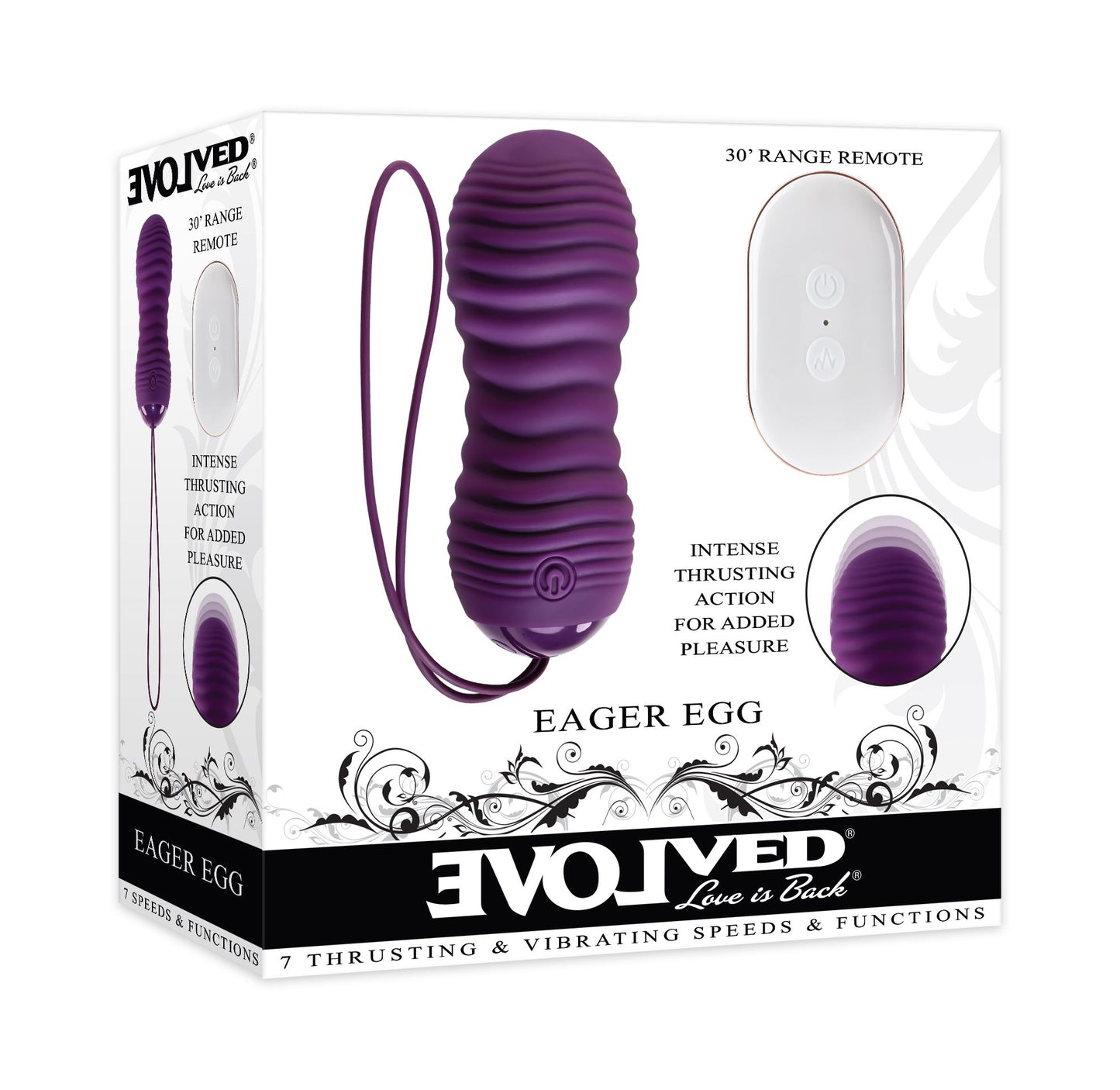 Evolved - Eager Egg Vibrating Egg - Purple